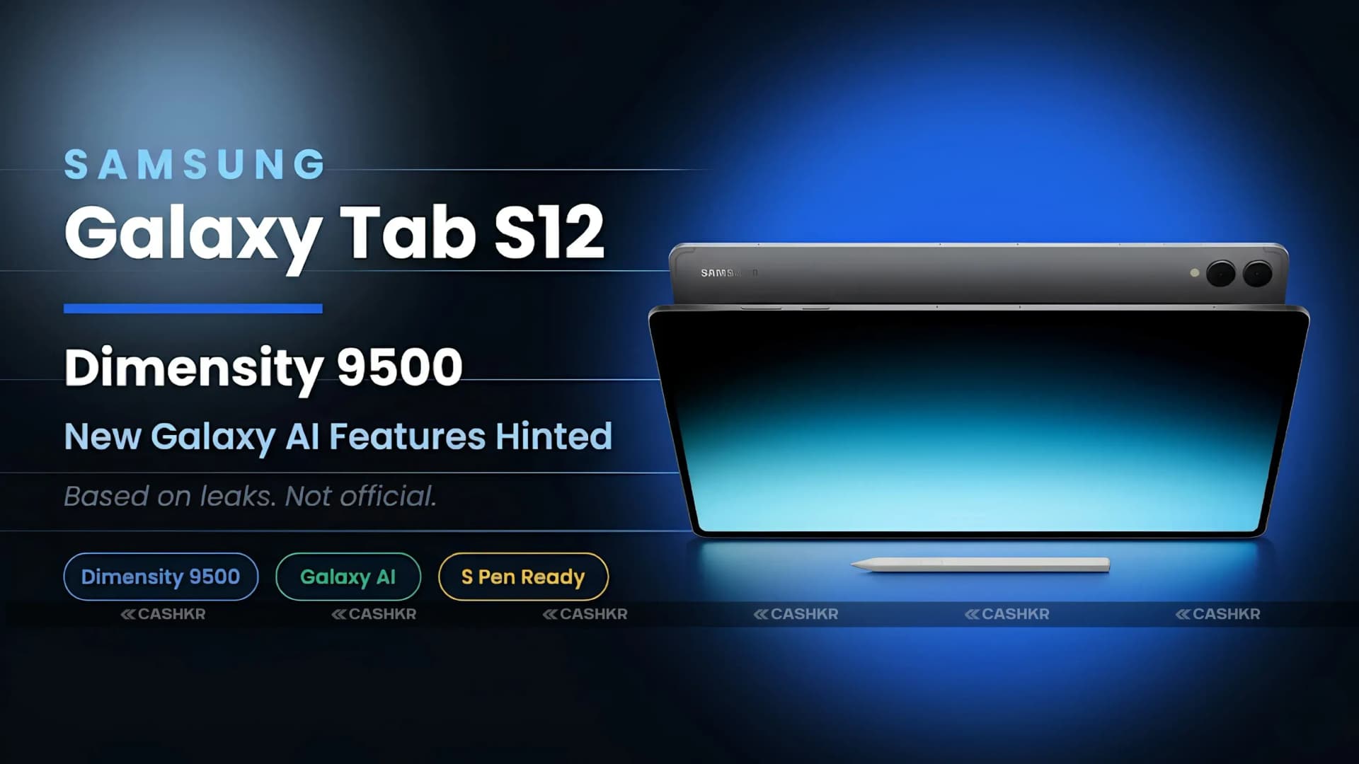 Samsung Galaxy Tab S12 May Use MediaTek Dimensity 9500, APK Hints