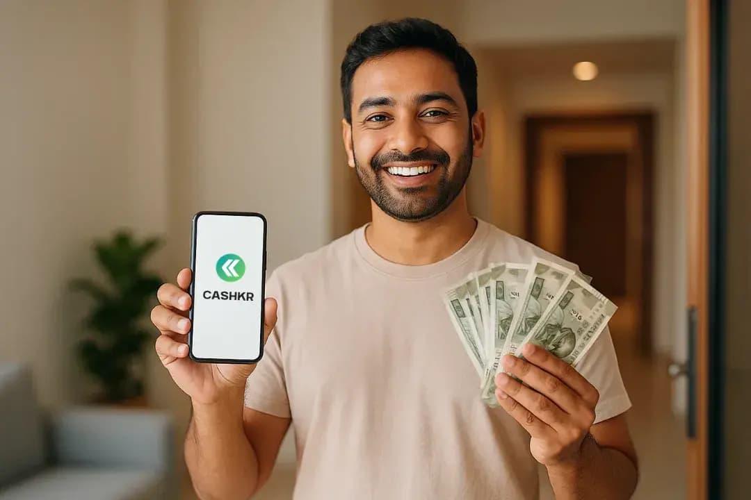 Customer receiving cash for old device