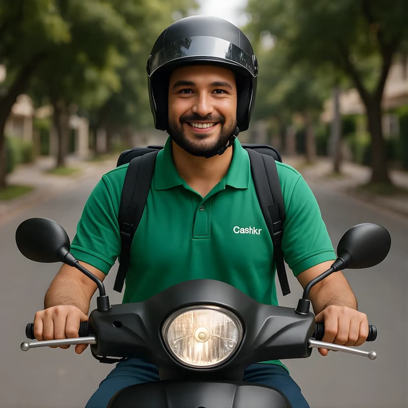 Pickup partner arriving for device collection