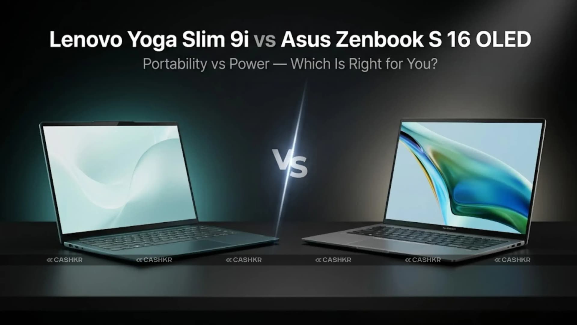 Lenovo Yoga Slim 9i vs Asus Zenbook S 16 OLED