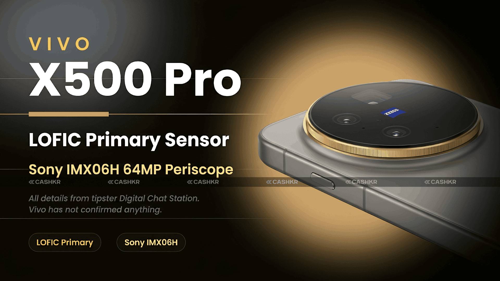 Vivo X500 Pro Camera Specs Leaked: 64MP Sony Periscope