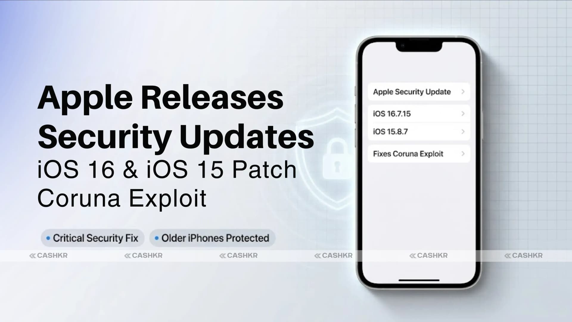 iOS 16 and 15 Update