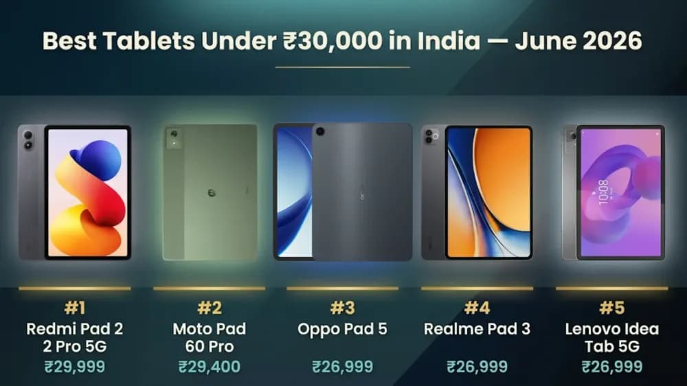 Best Tablets Under 30,000