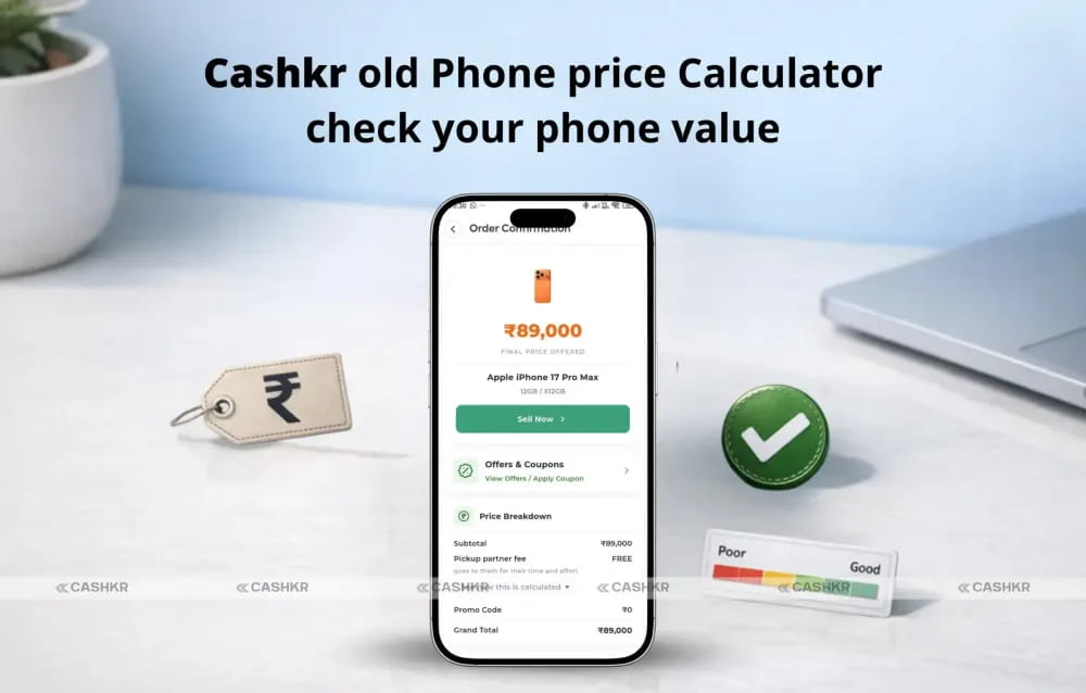 Cashkr Old Phone Price Calculator