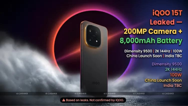 iQOO 15T Leaked Specifications